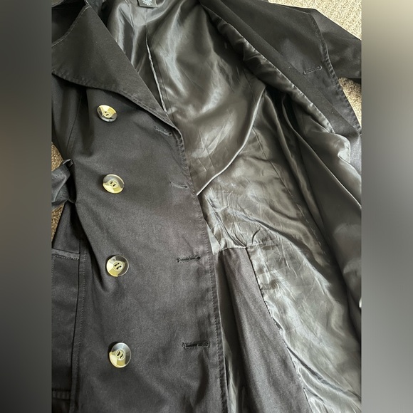 Cynthia Rowley double breasted trench coat - Picture 6 of 8